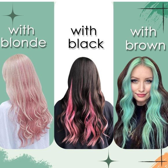 UGEAT 20" Tip Straight Human Hair Extensions 20G Itip - Blue NEW IN BOX - Picture 5 of 6